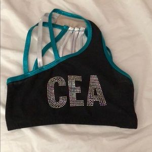 Cheer extreme sports bra